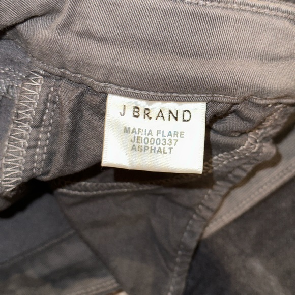 J Brand Velvet Maria High Rise Flare Bell Bottom Jeans Size 25 Grey - Picture 4 of 15